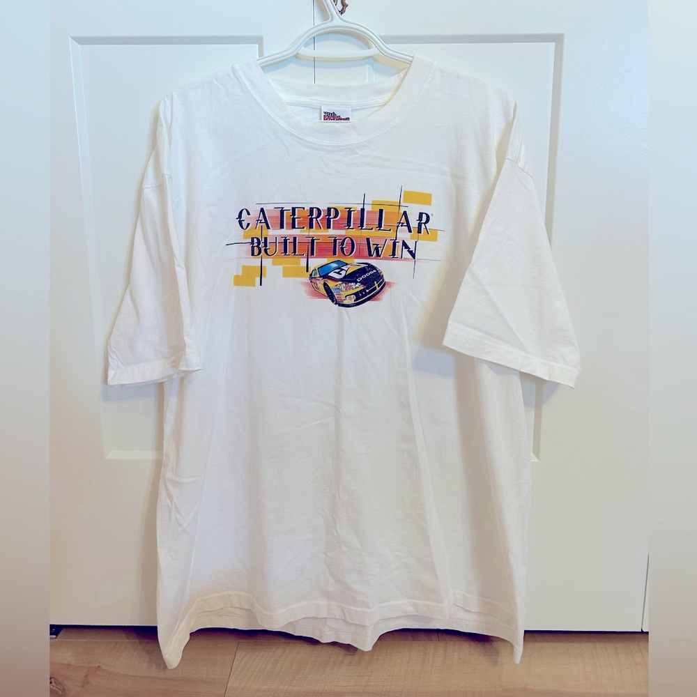 VTG Ward Burton #22 Caterpillar Dodge NASCAR Racing Graphic Tee CAT Built to Win